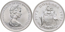 Bahamas - 5 Dollari 1973 - KM# 33 Ag (43,10 g)
 
FDC
