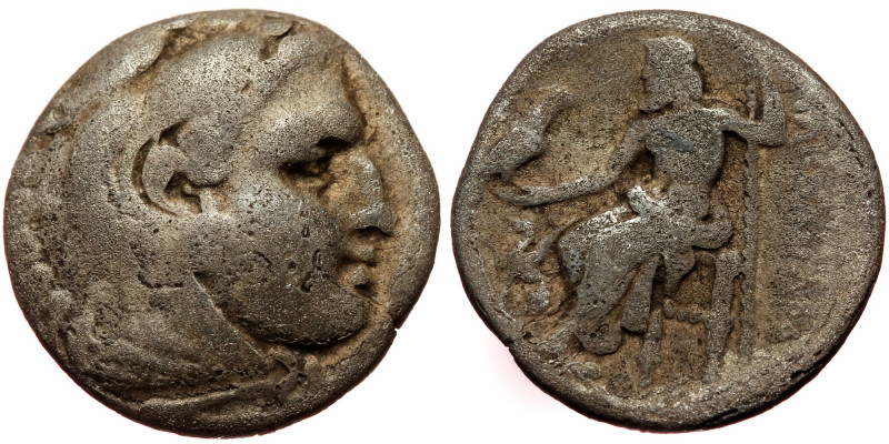 Macedonian Kindgdom, Alexander III (336-323 BC), Teos or Chios, AR drachm (Silve...