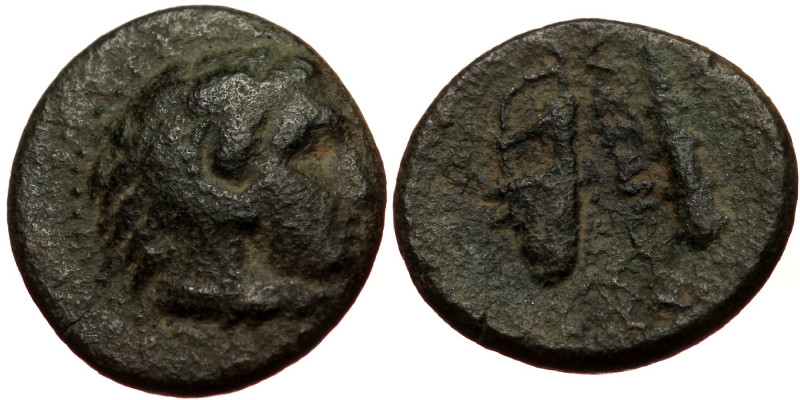 Macedonian Kindgdom, Alexander III (336-323 BC) or diadochoi, AE (Bronze, 12,0 m...