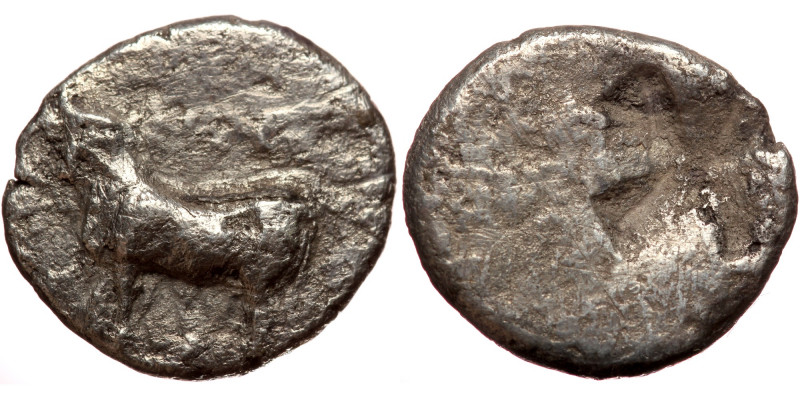 Thrace, Byzantium AR half-siglos or hemidrachm (Silver, 2.02g, 14mm) ca 350-300 ...