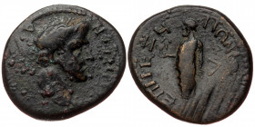 Phrygia, Laodicea ad Lycum AE (Bronze, 6.34g, 22mm) Claudius (41-54) Magistrate: Anto Polemon, son of Zenon (priest for the fourth time) 
Issue: AD 5...