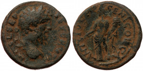 Pisidia, Antiochia, AE 22 (bronze, 6,75 g, 22 mm) Sptimius Severus (193-211) Obv: IMP C L SEP SEVERVS A, laureate head right
Rev: ANTIOCH GEN COL CA,...