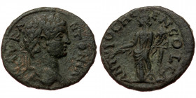 Pisidia, Antiocheia, Caracalla (198-217), AE 'As' (Bronze, 23,4 mm, 5,95 g). Obv: [IMP C M] AVR A - NTONI AV, laureate head of Caracalla to right. 
R...
