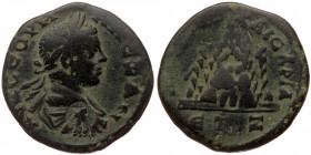 Pisidia, Antiocheia, Severus Alexander (222-235), AE (Bronze, 26,6 mm, 12,66 g). Obv: AV K CЄOVH AΛЄΞAN, radiate, draped and cuirassed bust of Alexand...