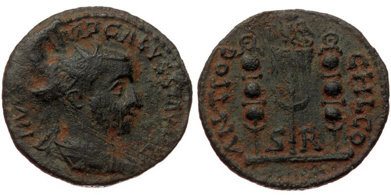Pisidia, Antiocheia, Volusianus (251-253), AE (Bronze, 22,5 mm, 6,30 g). Obv: IM...