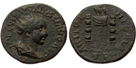 Pisidia, Antiocheia, Volusianus (251-253), AE (Bronze, 22,9 mm, 7,47 g). Obv: IMP C V IMP [G]ALVSSIANO AVG, radiate, draped and cuirassed bust of Volu...