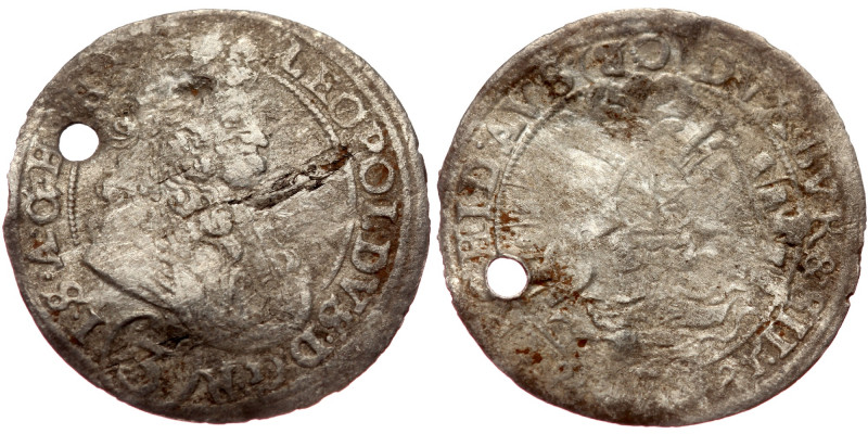 Leopold I, House of Habsburg, 3 Kreutzer (Silver, 20,9 mm, 1,03 g), 16[..], Brie...