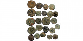 23 Greek coins (Bronze, 51,3g)