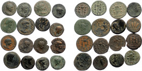 16 Roman Provincial coins (Bronze, 88,6g)