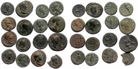 16 Roman Imperial amd Provincial coins (Bronze, 47,20g)