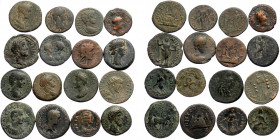 16 Roman Provincial coins (Bronze, 63.7g)