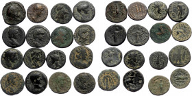 16 Roman Provincial coins (Bronze, 64,0g)
