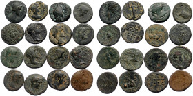 16 Greek and Roman Imperial amd Provincial coins (Bronze, 49,50g)