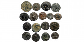 12 Roman Provincial and Imperial coins (Bronze, 44,5g)