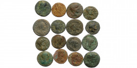 16 Roman Provincial coins (Bronze, 95,4g)