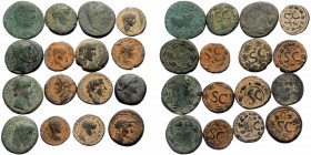 16 Roman Provincial coins (Bronze, 73,60g)