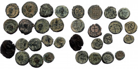 16 Late Roman Imperial coins (Bronze, 17,10g)