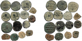 15 Byzantine and Islamic coins (bronze, 144.50g)