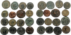 10 Byzantine billon rachy coins (Billon, 28.30g)