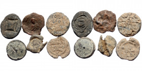 6 Byzantine lead seals (Lead, 75,10g)