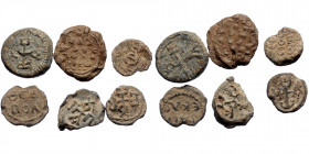 6 Byzantine lead seals (Lead, 47,90g)
