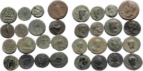 16 Roman Provincial coins (Bronze, 128g)