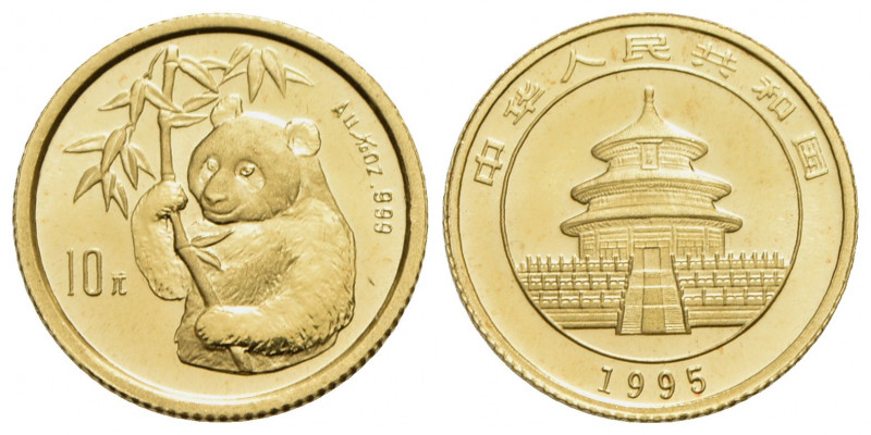 CINA - Repubblica Popolare Cinese (1912) - 10 Yuan - 1995 - Panda - (AU g. 3,1) ...