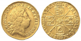 GRAN BRETAGNA. Giorgio I (1714-1727). Mezza Guinea 1719. Au (20mm, 4.17g). SCBC 3635; KM 541. BB