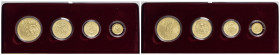 REPUBBLICA CECA - Repubblica - Serie - 1996 - (AU g. 57,5) RRR Kr. 18-19-20-21 In scatola originale senza certificati - FDC