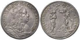 FIRENZE. Cosimo III de' Medici (1670-1723). Piastra 1680. Ar (44mm, 31.33g). MIR 327. BB+