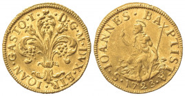 FIRENZE. Giovanni Gastone VII (1723-1737). Zecchino o Fiorino 1723. Au (20mm, 3.50g). MIR 345/1. BB+