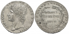 NAPOLI - Gioacchino Murat (primo periodo, 1808-1811) - 12 Carlini - 1810 - AG R Mont. 412/424 - BB+