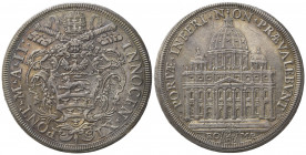 ROMA. Innocenzo XI (1676-1689). Piastra A II. Ar (44mm, 31.63g). Munt. 39, Berman 2090. qSPL