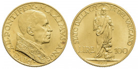 ROMA - Pio XII (1939-1958) - 100 Lire - 1939 - (AU g. 5,2) R Pag. 705; Mont. 508 - FDC