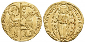 VENEZIA - Antonio Venier (1382-1400) - Ducato - (AU g. 3,52) Pao. 1 - FDC