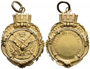 SAVOIA - Umberto I (1878-1900) - Medaglia - Tiro a segno nazionale - Aquila coronata ad ali spiegate verso s. - R/ Nel giro: società tiro a segno nazi...