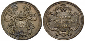 PAPALI - Sede Vacante (1721) - Medaglia - 1721 - I SS. Apostoli Pietro con spada e Paolo con chiavi - R/ Scritta Ø: 28 mm. - (AE g. 6,88) RR Boccia 10...