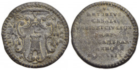 PAPALI - Sede Vacante (1769) - Medaglia - 1769 - Stemma di Monsignor Casali entro cartiglio - R/ Scritta Ø: 29 mm. - (PB g. 12,59) RR Boccia 67; Bart....