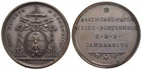 PAPALI - Sede Vacante (1823) - Medaglia - 1823 Opus: Pasinati Ø: 30 mm. - (AE g. 16,17) R Boccia 78; Bart. p. 242 Cardinale Camerlengo Bartolomeo Pacc...