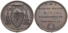 PAPALI - Sede Vacante (1829) - Medaglia - 1829 Opus: Cerbara Ø: 31 mm. - (AE g. 15,89) R Boccia 86; Bart. p. 248 Tesoriere Generale Monsignore Mario M...