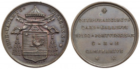 PAPALI - Sede Vacante (1830-1831) - Medaglia - 1830 Opus: Cerbara Ø: 31 mm. - (AE g. 14,1) R Boccia 92; Bart. p. 252 Cardinale Camerlengo Pier Frances...