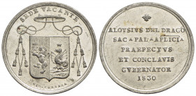 PAPALI - Sede Vacante (1830-1831) - Medaglia - 1830 Opus: Cerbara Ø: 31 mm. - (MB g. 9,86) R Boccia 95; Bart. p. 252 Prefetto dei Sacri Palazzi Aposto...