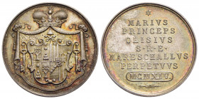 PAPALI - Sede Vacante (1914) - Medaglia - 1914 Opus: Pasinati Ø: 29 mm. - (AG g. 12,28) RR Boccia 113; Bart. 340 Maresciallo del Conclave Principe Mar...