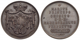 PAPALI - Sede Vacante (1914) - Medaglia - 1914 Opus: Pasinati Ø: 29 mm. - (AE g. 9,86) R Boccia 113; Bart. 340 Maresciallo del Conclave Principe Mario...