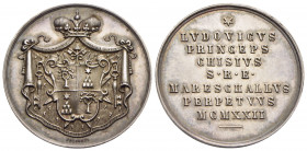PAPALI - Sede Vacante (1922) - Medaglia - 1922 Opus: Passinati Ø: 29 mm. - (AG g. 11,05) R Boccia 116; Bart. p. 348 Maresciallo Perpetuo Principe Ludo...