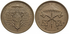 PAPALI - Sede Vacante (1922) - Medaglia - 1922 Opus: Mistruzzi Ø: 39 mm. - (AE g. 22,88) R Boccia 114; Bart. p. 348 Camerlengo Cardinale Pietro Gaspar...