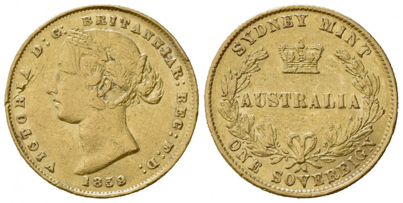 AUSTRALIA. Victoria (1837-1901). Sovereign 1859. Au (22mm, 7.96g). Sydney. KM 4;...