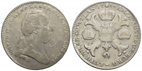 AUSTRIA-NEDERLAND. Giuseppe II d'Asburgo-Lorena (1780-1790). Tallero - 1784 - AG Kr. 32 - BB