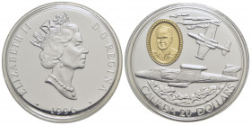 CANADA. Elisabetta II (1952). 20 Dollari - 1996 - AU-AG Proof In oblò - FDC