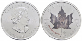 CANADA. Elisabetta II (1952). 5 Dollari - 2014 - AG In oblò - FDC